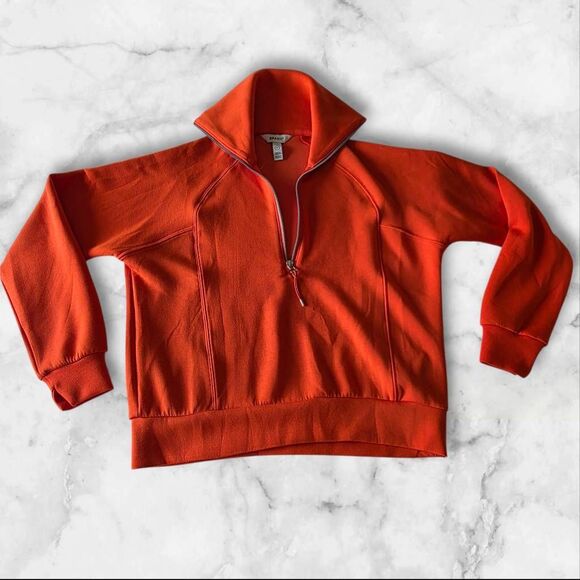 SPANX Tops - Spanx Red Size Small Air Essentials Quarter Zip